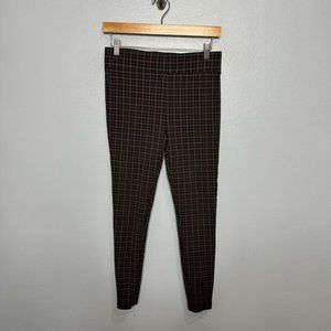 LOFT brown & gray ponte leggings size S